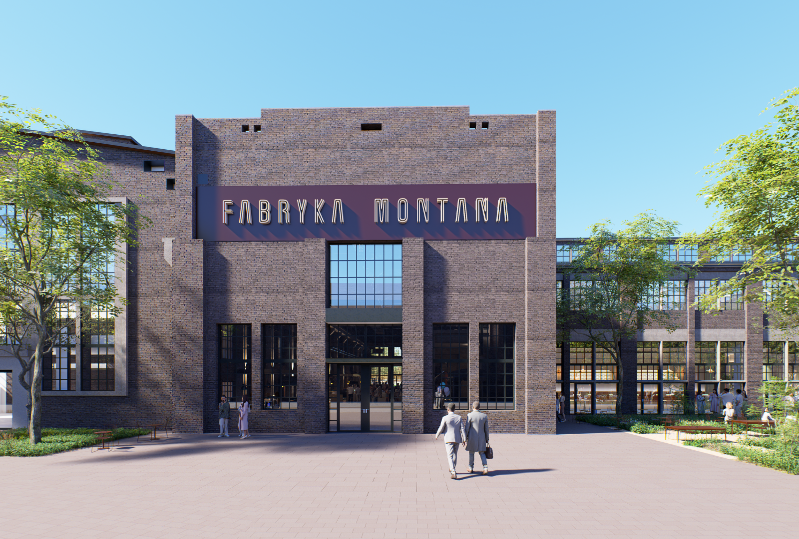 Fabryka Montana - zabytkowy budynek przemysłowy z cegły